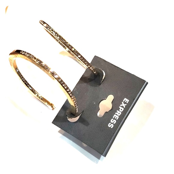 Express Jewelry - Express gold hoops